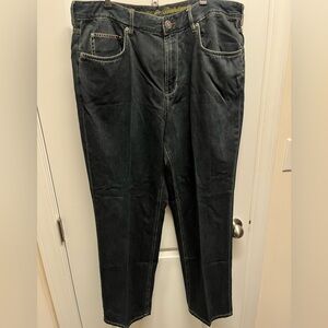 Tommy Bahama men’s classic fit blue jeans dark wash cotton tencel 40 x 32 EUC